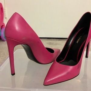Saint Laurent Anja Stiletto Pumps YSL Fuschia Sz39